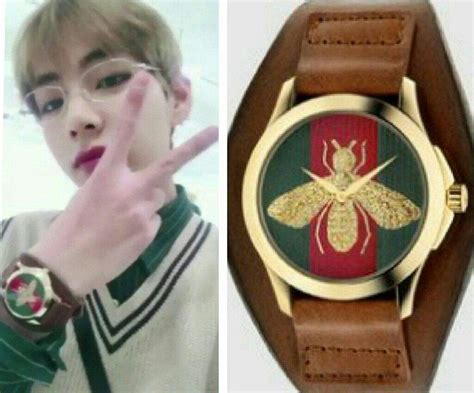 taehyung gucci watch|taehyung gucci earring.